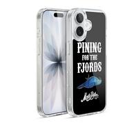 Head Case Designs Licenza Ufficiale Monty Python Pining for The Fjords Arte Chiave Custodia in Gel [Protezione di Grado Militare] Compatibile con Apple iPhone 17 E Compatibile con MagSafe