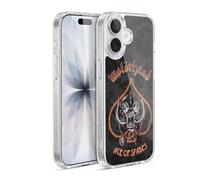 Head Case Designs Licenza Ufficiale Motorhead Ace of Spades Vintage Arte Chiave Custodia in Gel [Protezione di Grado Militare] Compatibile con Apple iPhone 17 E Compatibile con MagSafe