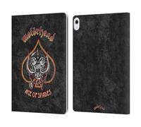 Head Case Designs Licenza Ufficiale Motorhead Ace of Spades Vintage Arte Chiave Custodia Portafoglio in Pelle Compatibile con Apple iPad Air 13 2024/2025