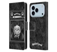 Head Case Designs Licenza Ufficiale Motorhead Amp Pila Arte Chiave Custodia Portafoglio in Pelle Compatibile con Apple iPhone 17 Pro