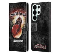 Head Case Designs Licenza Ufficiale Motorhead Bomber Arte Chiave Custodia Portafoglio in Pelle Compatibile con Samsung Galaxy S26 Ultra