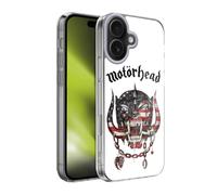 Head Case Designs Licenza Ufficiale Motorhead Cranio Americano Grafiche Custodia in Gel [Protezione di Grado Militare] Compatibile con Apple iPhone 17