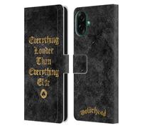 Head Case Designs Licenza Ufficiale Motorhead Everything Louder Arte Chiave Custodia Portafoglio in Pelle Compatibile con Samsung Galaxy A07