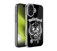 Head Case Designs Licenza Ufficiale Motorhead Maiale di Guerra Argento Grafiche Custodia in Gel [Protezione di Grado Militare] Compatibile con Apple iPhone 17