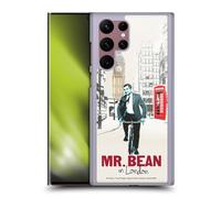 Head Case Designs Licenza Ufficiale Mr. Bean A Londra Arte Londinese Custodia Cover Dura per Parte Posteriore Compatibile con Samsung Galaxy S22 Ultra 5G