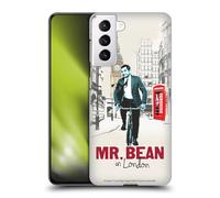 Head Case Designs Licenza Ufficiale Mr. Bean A Londra Arte Londinese Custodia Cover Dura per Parte Posteriore Compatibile con Samsung Galaxy S21 5G