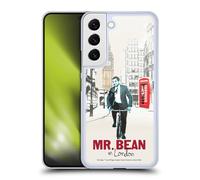 Head Case Designs Licenza Ufficiale Mr. Bean A Londra Arte Londinese Custodia Cover Dura per Parte Posteriore Compatibile con Samsung Galaxy S22 5G