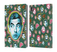 Head Case Designs Licenza Ufficiale Mr. Bean Collage Arte Chiave Custodia Portafoglio in Pelle Compatibile con Apple iPad PRO 11 M4 2024