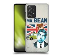 Head Case Designs Licenza Ufficiale Mr. Bean con Teddy Arte Londinese Custodia Cover Dura per Parte Posteriore Compatibile con Galaxy A52 / A52s / 5G (2021)
