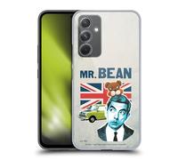 Head Case Designs Licenza Ufficiale Mr. Bean con Teddy Arte Londinese Custodia Cover Dura per Parte Posteriore Compatibile con Samsung Galaxy A54 5G