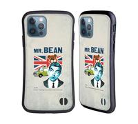 Head Case Designs Licenza Ufficiale Mr. Bean con Teddy Arte Londinese Custodia Cover Ibrida Compatibile con Apple iPhone 12 / iPhone 12 PRO