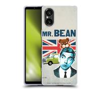 Head Case Designs Licenza Ufficiale Mr. Bean con Teddy Arte Londinese Custodia in Gel [Protezione di Grado Militare] Compatibile con Sony Xperia 5 V 5G