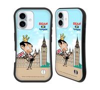 Head Case Designs Licenza Ufficiale Mr. Bean: La Serie Animata Bean a Londra Grafica Arte Custodia Cover Ibrida Compatibile con Apple iPhone 16