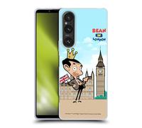 Head Case Designs Licenza Ufficiale Mr. Bean: La Serie Animata Bean a Londra Grafica Arte Custodia in Gel [Protezione di Grado Militare] Compatibile con Sony Xperia 1 V 5G