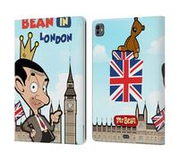 Head Case Designs Licenza Ufficiale Mr. Bean: La Serie Animata Bean a Londra Grafica Arte Custodia Portafoglio in Pelle Compatibile con Apple iPad PRO 13 M4 2024