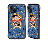 Head Case Designs Licenza Ufficiale Mr. Bean: La Serie Animata Bean Reale Grafica Arte Custodia Cover Ibrida Compatibile con Apple iPhone 15