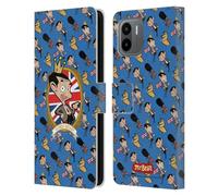 Head Case Designs Licenza Ufficiale Mr. Bean: La Serie Animata Bean Reale Grafica Arte Custodia Portafoglio in Pelle Compatibile con Xiaomi Redmi A2