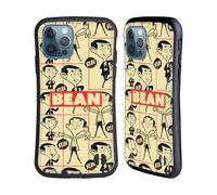 Head Case Designs Licenza Ufficiale Mr. Bean: La Serie Animata Collage Grafica Arte Custodia Cover Ibrida Compatibile con Apple iPhone 12 / iPhone 12 PRO