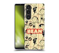 Head Case Designs Licenza Ufficiale Mr. Bean: La Serie Animata Collage Grafica Arte Custodia in Gel [Protezione di Grado Militare] Compatibile con Sony Xperia 1 V 5G