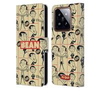Head Case Designs Licenza Ufficiale Mr. Bean: La Serie Animata Collage Grafica Arte Custodia Portafoglio in Pelle Compatibile con Xiaomi 14