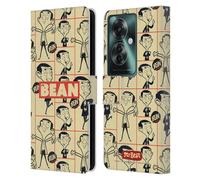 Head Case Designs Licenza Ufficiale Mr. Bean: La Serie Animata Collage Grafica Arte Custodia Portafoglio in Pelle Compatibile con Oppo Reno11 F 5G / F25 PRO 5G