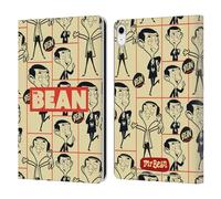 Head Case Designs Licenza Ufficiale Mr. Bean: La Serie Animata Collage Grafica Arte Custodia Portafoglio in Pelle Compatibile con Apple iPad 10.9 2022/2025