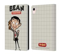 Head Case Designs Licenza Ufficiale Mr. Bean: La Serie Animata con Teddy Grafica Arte Custodia Portafoglio in Pelle Compatibile con Apple iPad Mini (2021/2024)