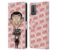 Head Case Designs Licenza Ufficiale Mr. Bean: La Serie Animata Fotografia Grafica Arte Custodia Portafoglio in Pelle Compatibile con Nokia C210