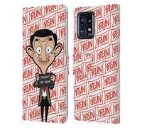 Head Case Designs Licenza Ufficiale Mr. Bean: La Serie Animata Fotografia Grafica Arte Custodia Portafoglio in Pelle Compatibile con Moto Edge 40 PRO/Plus 2023