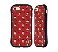 Head Case Designs Licenza Ufficiale Mr. Bean: La Serie Animata Motivo Teddy Grafica Arte Custodia Cover Ibrida Compatibile con Apple iPhone 7/8 / SE 2020 & 2022