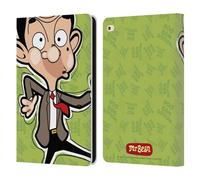 Head Case Designs Licenza Ufficiale Mr. Bean: La Serie Animata Viso Grafica Arte Custodia Portafoglio in Pelle Compatibile con Apple iPad Air 2 (2014)