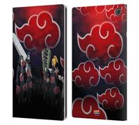Head Case Designs Licenza Ufficiale Naruto Shippuden Akatsuki Arte Chiave Custodia Portafoglio in Pelle Compatibile con Amazon Fire Max 11 2023