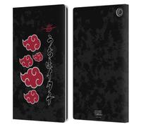 Head Case Designs Licenza Ufficiale Naruto Shippuden Akatsuki Logotipo Arte Custodia Portafoglio in Pelle Compatibile con Amazon Fire Max 11 2023