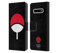 Head Case Designs Licenza Ufficiale Naruto Shippuden Clan Uchiha Iconico Custodia Portafoglio in Pelle Compatibile con Samsung Galaxy S10+ / S10 Plus