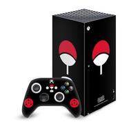 Head Case Designs Licenza Ufficiale Naruto Shippuden Clan Uchiha Iconico Vinile Sticker Gaming Pelle Adesivo Compatibile con Xbox Series X