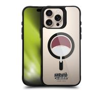 Head Case Designs Licenza Ufficiale Naruto Shippuden Clan Uchiha Personaggi e Icone Black Shockproof Bumper Case [Military Grade] Compatible with Apple iPhone 16 Pro Max and with MagSafe
