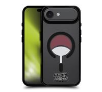 Head Case Designs Licenza Ufficiale Naruto Shippuden Clan Uchiha Personaggi e Icone Black Shockproof Bumper Case [Military Grade] Compatible with Apple iPhone 17 Air and with MagSafe