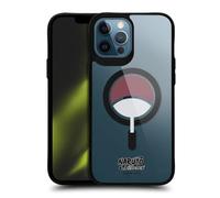 Head Case Designs Licenza Ufficiale Naruto Shippuden Clan Uchiha Personaggi e Icone Black Shockproof Bumper Case [Military Grade] Compatible with Apple iPhone 12 Pro Max and with MagSafe