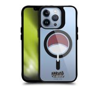 Head Case Designs Licenza Ufficiale Naruto Shippuden Clan Uchiha Personaggi e Icone Black Shockproof Bumper Case [Military Grade] Compatible with Apple iPhone 13 Pro and with MagSafe