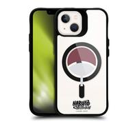 Head Case Designs Licenza Ufficiale Naruto Shippuden Clan Uchiha Personaggi e Icone Black Shockproof Bumper Case [Military Grade] Compatible with Apple iPhone 13 and with MagSafe