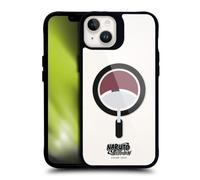 Head Case Designs Licenza Ufficiale Naruto Shippuden Clan Uchiha Personaggi e Icone Black Shockproof Bumper Case [Military Grade] Compatible with Apple iPhone 14 Plus and with MagSafe