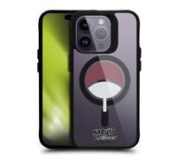 Head Case Designs Licenza Ufficiale Naruto Shippuden Clan Uchiha Personaggi e Icone Black Shockproof Bumper Case [Military Grade] Compatible with Apple iPhone 14 Pro and with MagSafe