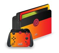 Head Case Designs Licenza Ufficiale Naruto Shippuden Costume di Naruto Iconico Vinile Sticker Gaming Pelle Adesivo Compatibile con Nintendo Switch OLED Bundle