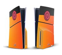 Head Case Designs Licenza Ufficiale Naruto Shippuden Costume di Naruto Iconico Vinile Sticker Gaming Pelle Adesivo Compatibile con Sony Playstation 5 PS5 Slim Disc Edition Console