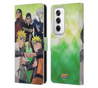 Head Case Designs Licenza Ufficiale Naruto Shippuden Gruppo Hokage Arte Chiave Custodia Portafoglio in Pelle Compatibile con Oppo Reno12 PRO 5G