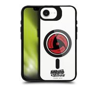 Head Case Designs Licenza Ufficiale Naruto Shippuden Itachi Mangekyo Sharingan Characters & Icons Black Shockproof Bumper Case [Military Grade] Compatible with Apple iPhone 16e and with MagSafe