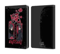 Head Case Designs Licenza Ufficiale Naruto Shippuden Itachi Uchiha Akatsuki Arte Custodia Portafoglio in Pelle Compatibile con Amazon Kindle 11th Gen (2024)