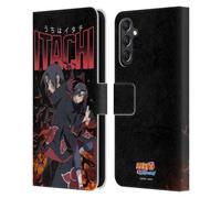 Head Case Designs Licenza Ufficiale Naruto Shippuden Itachi Uchiha Arte Custodia Portafoglio in Pelle Compatibile con Samsung Galaxy A24 4G / M34 5G