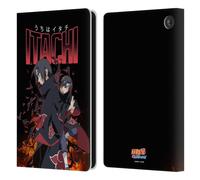 Head Case Designs Licenza Ufficiale Naruto Shippuden Itachi Uchiha Arte Custodia Portafoglio in Pelle Compatibile con Amazon Fire 7 2022
