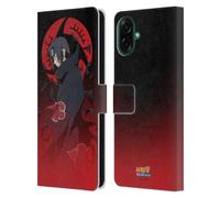 Head Case Designs Licenza Ufficiale Naruto Shippuden Itachi Uchiha Arte Personaggi Custodia Portafoglio in Pelle Compatibile con Samsung Galaxy A07